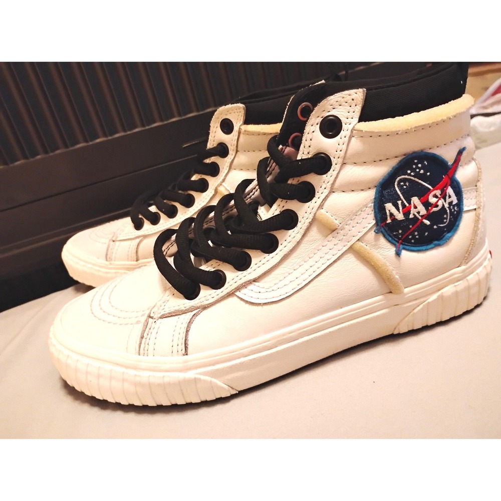 🚀🌕Vans x NASA Sk8-Hi "Space Voyager" Rare Retro Streetwear Collectior Leather